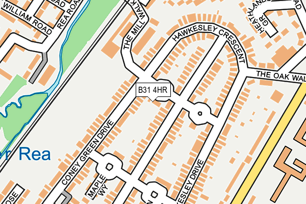 B31 4HR map - OS OpenMap – Local (Ordnance Survey)