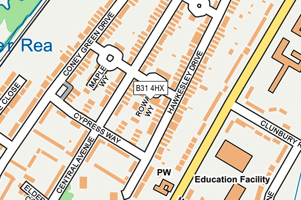 B31 4HX map - OS OpenMap – Local (Ordnance Survey)