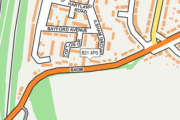 B31 4PS map - OS OpenMap – Local (Ordnance Survey)