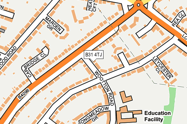 B31 4TJ map - OS OpenMap – Local (Ordnance Survey)