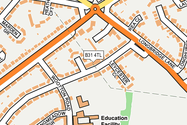 B31 4TL map - OS OpenMap – Local (Ordnance Survey)