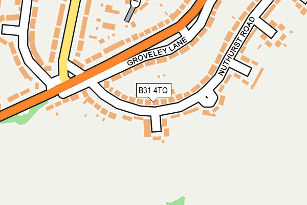 B31 4TQ map - OS OpenMap – Local (Ordnance Survey)