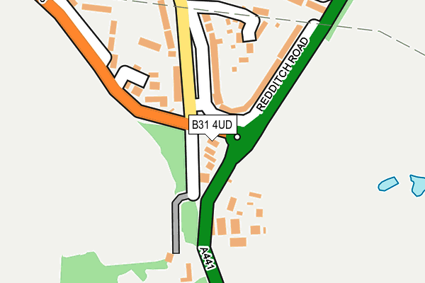 B31 4UD map - OS OpenMap – Local (Ordnance Survey)