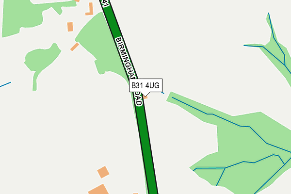 B31 4UG map - OS OpenMap – Local (Ordnance Survey)