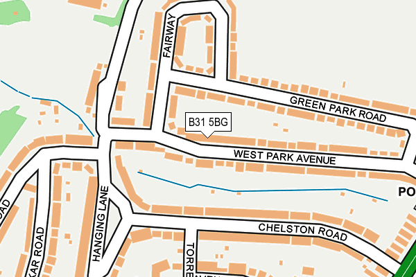 B31 5BG map - OS OpenMap – Local (Ordnance Survey)