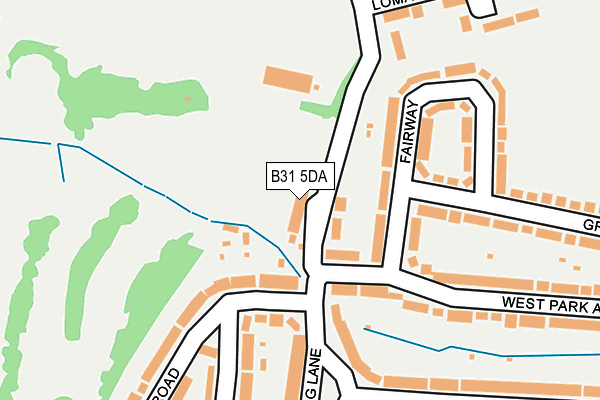 B31 5DA map - OS OpenMap – Local (Ordnance Survey)