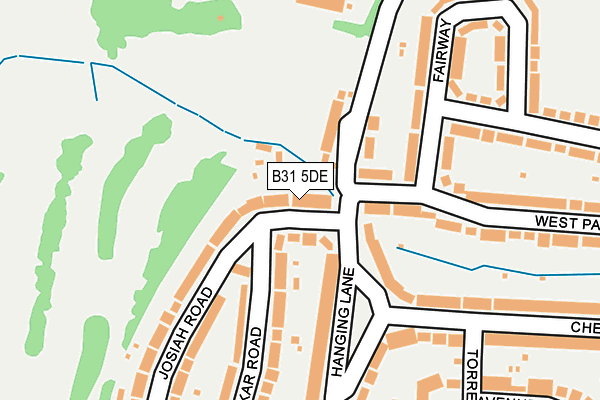 B31 5DE map - OS OpenMap – Local (Ordnance Survey)