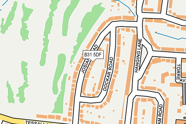 B31 5DF map - OS OpenMap – Local (Ordnance Survey)
