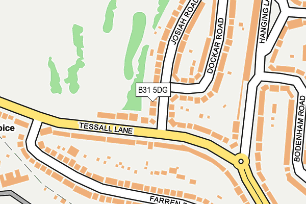 B31 5DG map - OS OpenMap – Local (Ordnance Survey)