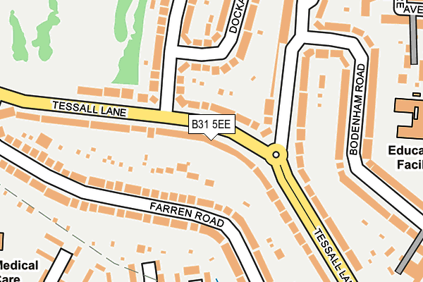 B31 5EE map - OS OpenMap – Local (Ordnance Survey)