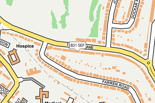 B31 5EF map - OS OpenMap – Local (Ordnance Survey)