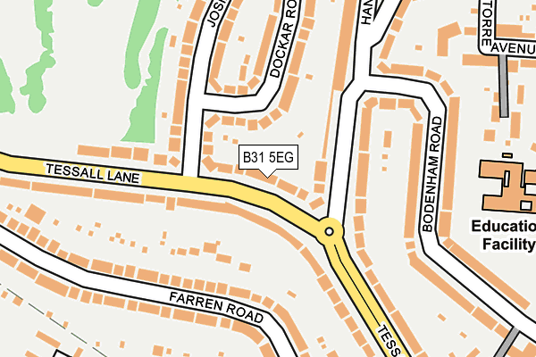 B31 5EG map - OS OpenMap – Local (Ordnance Survey)