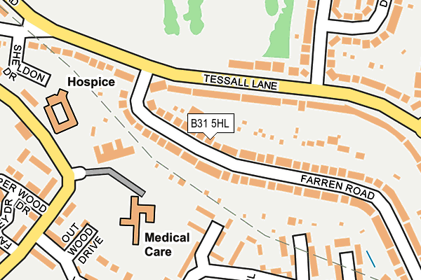 B31 5HL map - OS OpenMap – Local (Ordnance Survey)