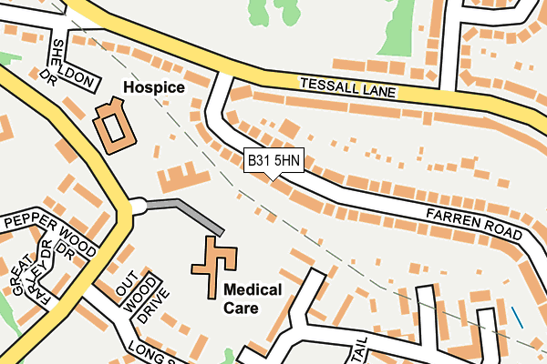 B31 5HN map - OS OpenMap – Local (Ordnance Survey)