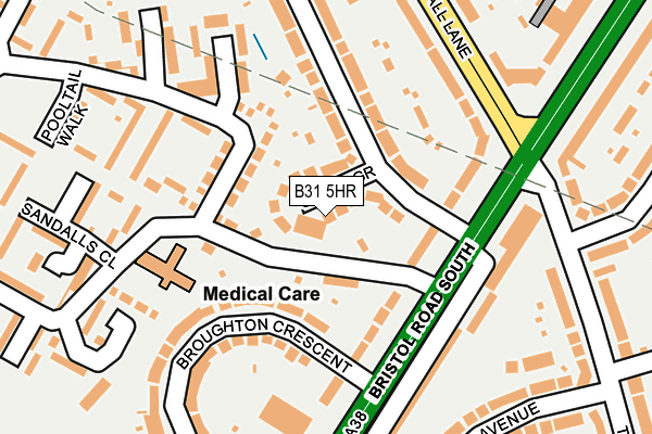 B31 5HR map - OS OpenMap – Local (Ordnance Survey)