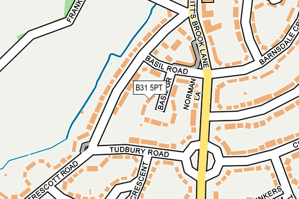 B31 5PT map - OS OpenMap – Local (Ordnance Survey)