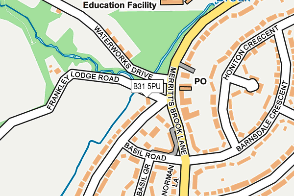 B31 5PU map - OS OpenMap – Local (Ordnance Survey)