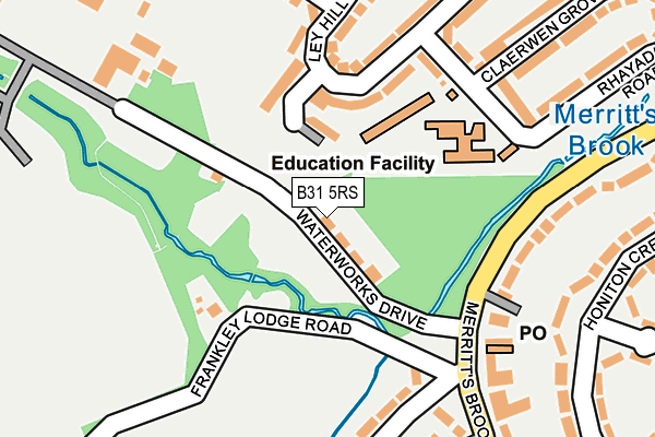 B31 5RS map - OS OpenMap – Local (Ordnance Survey)