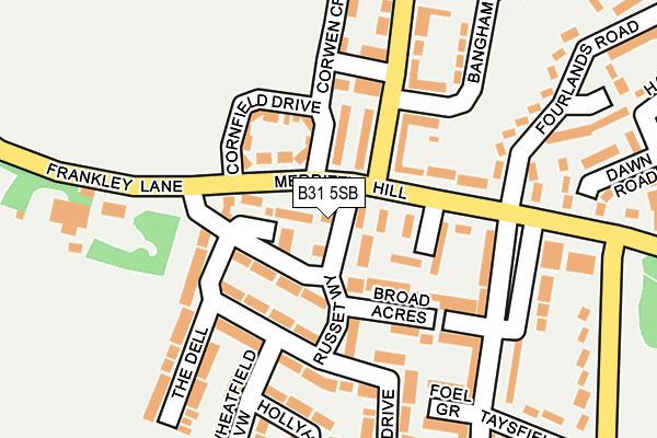 B31 5SB map - OS OpenMap – Local (Ordnance Survey)