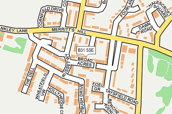 B31 5SE map - OS OpenMap – Local (Ordnance Survey)