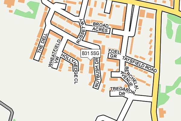 B31 5SG map - OS OpenMap – Local (Ordnance Survey)