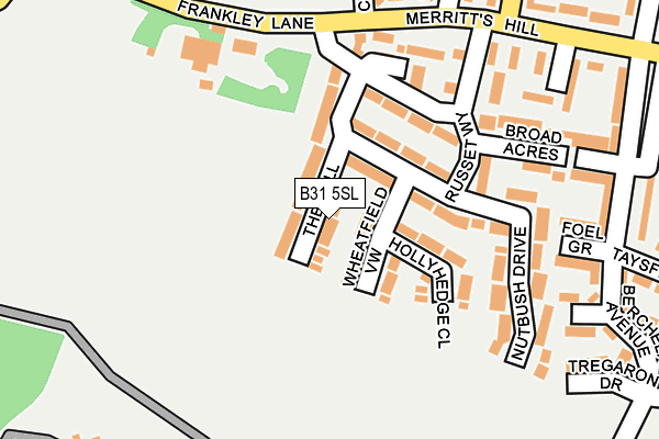B31 5SL map - OS OpenMap – Local (Ordnance Survey)