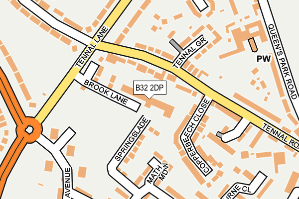 B32 2DP map - OS OpenMap – Local (Ordnance Survey)