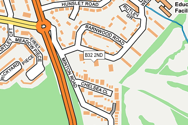 B32 2ND map - OS OpenMap – Local (Ordnance Survey)