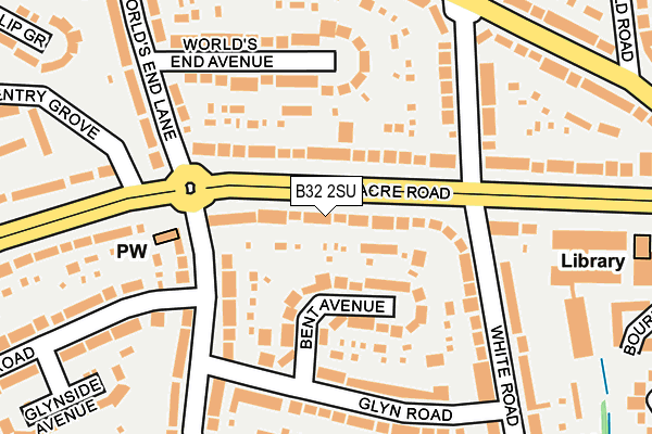 B32 2SU map - OS OpenMap – Local (Ordnance Survey)