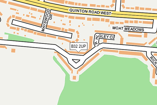 B32 2UP map - OS OpenMap – Local (Ordnance Survey)