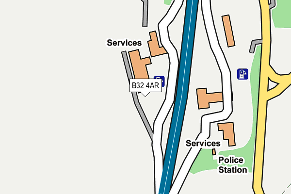 B32 4AR map - OS OpenMap – Local (Ordnance Survey)