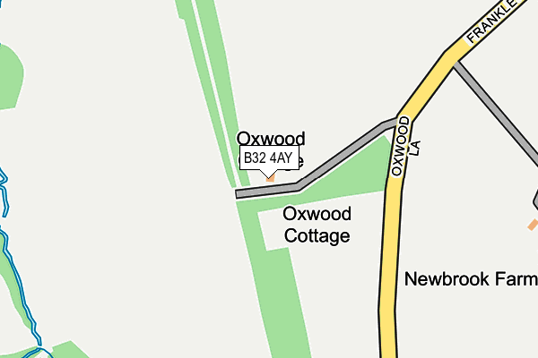 B32 4AY map - OS OpenMap – Local (Ordnance Survey)