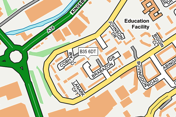 B35 6DT map - OS OpenMap – Local (Ordnance Survey)