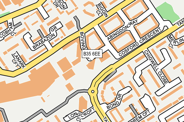 B35 6EE map - OS OpenMap – Local (Ordnance Survey)