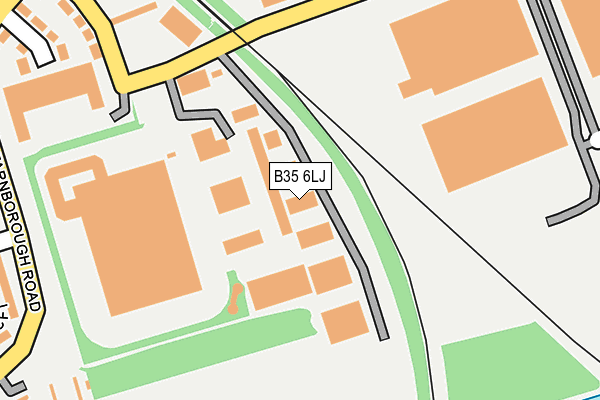B35 6LJ map - OS OpenMap – Local (Ordnance Survey)