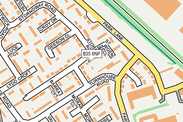 B35 6NP map - OS OpenMap – Local (Ordnance Survey)