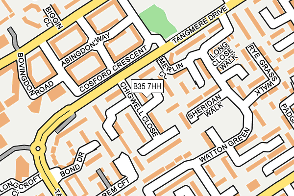 B35 7HH map - OS OpenMap – Local (Ordnance Survey)