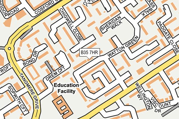 B35 7HR map - OS OpenMap – Local (Ordnance Survey)