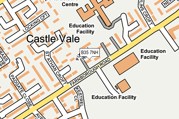 B35 7NH map - OS OpenMap – Local (Ordnance Survey)