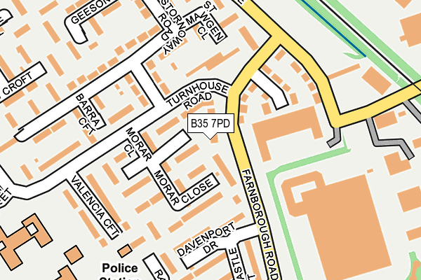 B35 7PD map - OS OpenMap – Local (Ordnance Survey)