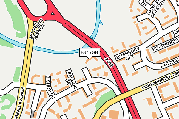B37 7GB map - OS OpenMap – Local (Ordnance Survey)