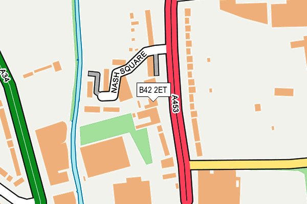 B42 2ET map - OS OpenMap – Local (Ordnance Survey)