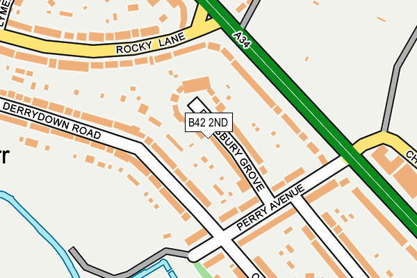 B42 2ND map - OS OpenMap – Local (Ordnance Survey)