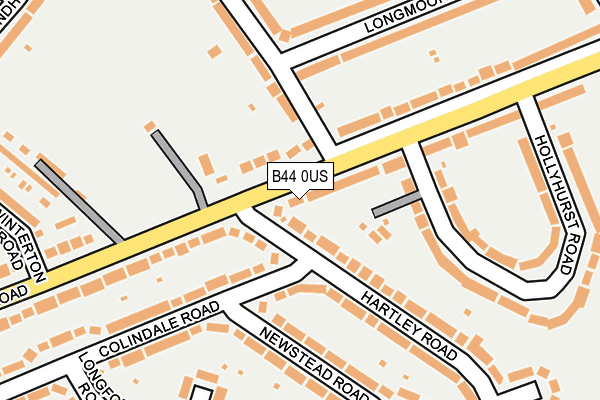 B44 0US map - OS OpenMap – Local (Ordnance Survey)