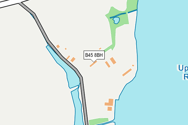 B45 8BH map - OS OpenMap – Local (Ordnance Survey)