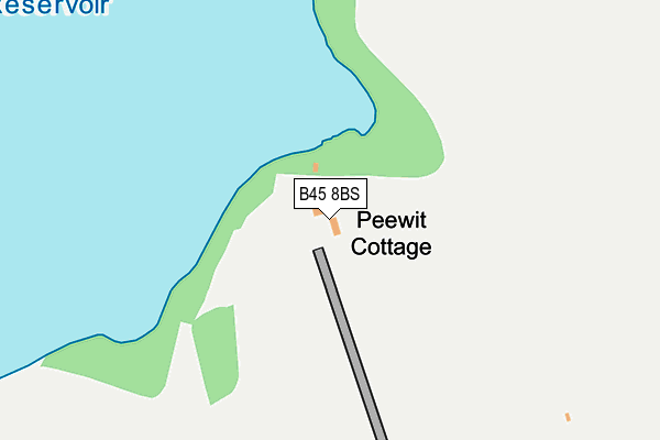 B45 8BS map - OS OpenMap – Local (Ordnance Survey)