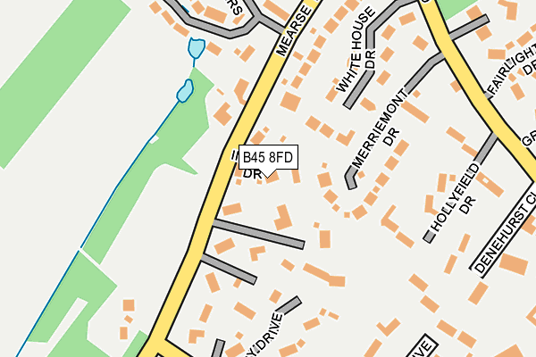 B45 8FD map - OS OpenMap – Local (Ordnance Survey)