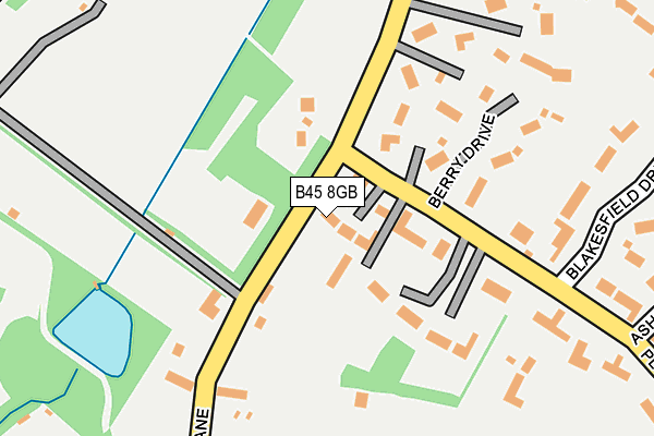 B45 8GB map - OS OpenMap – Local (Ordnance Survey)