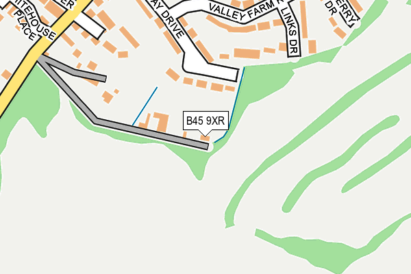 B45 9XR map - OS OpenMap – Local (Ordnance Survey)