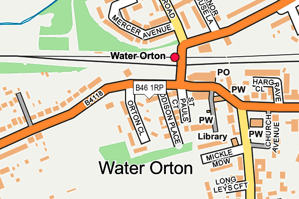 B46 1RP map - OS OpenMap – Local (Ordnance Survey)